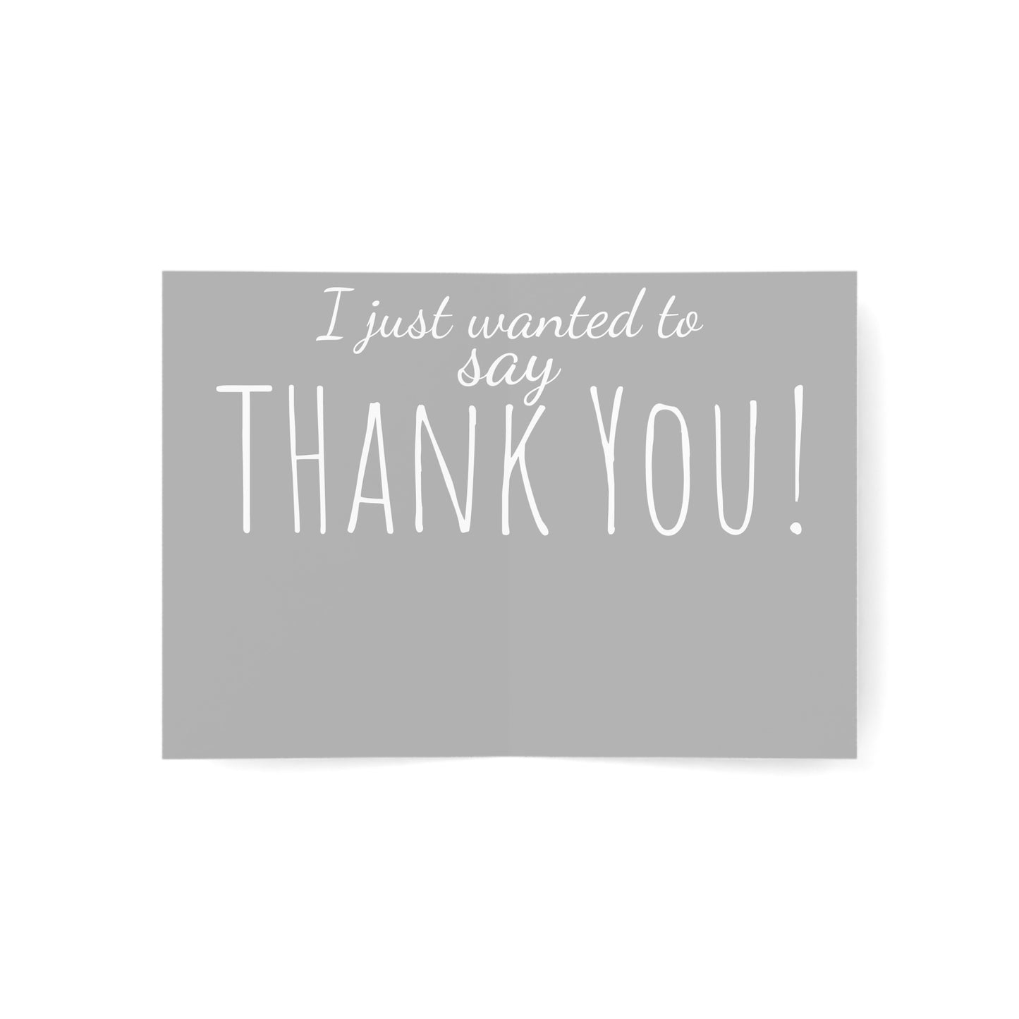 Thank you, cards, Art print Thank you cards, "I just wanted to say thank you!"